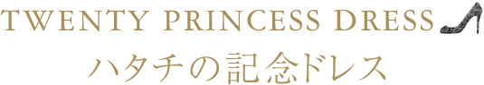 TWENTY PRINCESS DRESS ハタチの記念ドレス