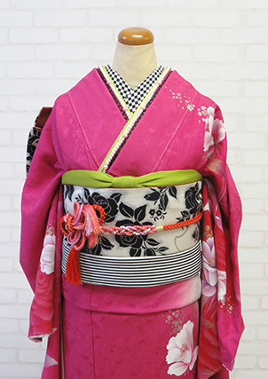 ピンクパープル白花